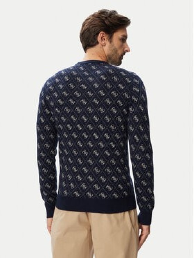 Guess Sweter M6YR11 Z0916 Granatowy Regular Fit