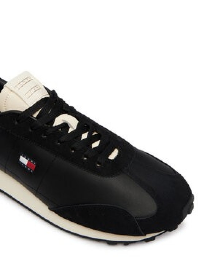 Tommy Jeans Sneakersy Tjm Retro Runner Archive Mix Mat EM0EM01763 Czarny