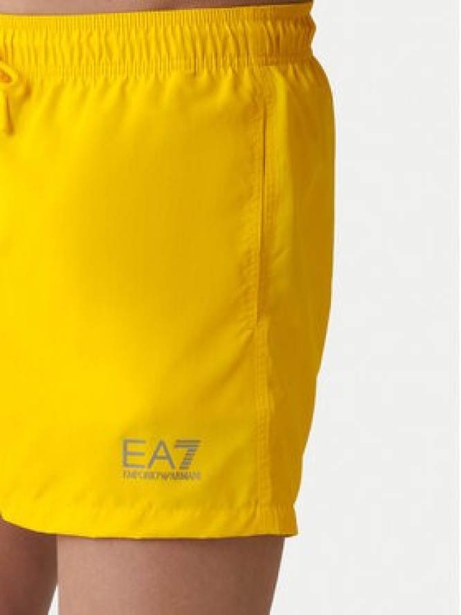 EA7 Emporio Armani Szorty kąpielowe 7M001677 AF13019 M2004 Żółty Regular Fit