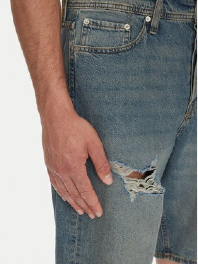 Jack & Jones Szorty jeansowe Alex 12274957 Niebieski Loose Fit