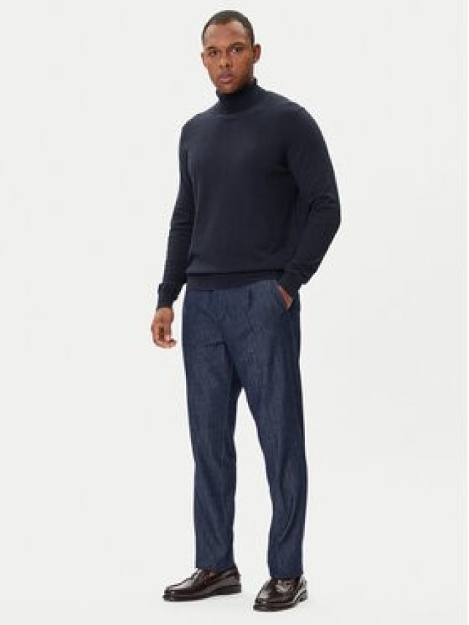 Bugatti Golf 7700-85520D Granatowy Regular Fit