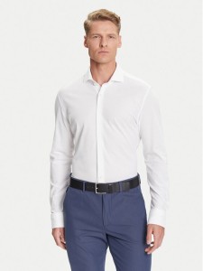 BOSS Koszula P-Hank 50527675 Biały Slim Fit