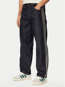adidas Jeansy Firebird Adicolor KS6924 Granatowy Regular Fit