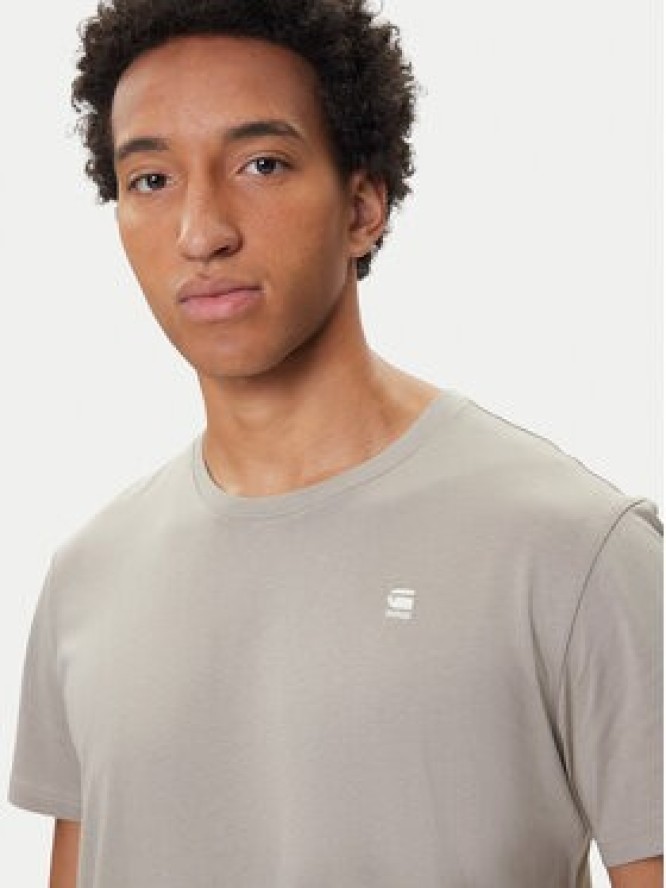 G-Star Raw T-Shirt Base-S D16411-336 Beżowy Regular Fit
