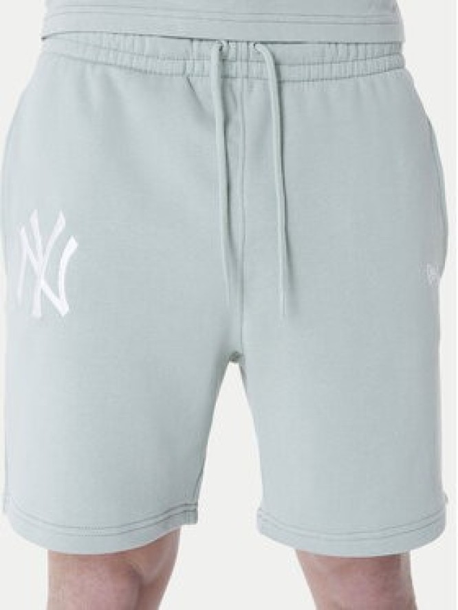 New Era Szorty sportowe New York Yankees MLB League Essentials 60596184 Zielony Regular Fit