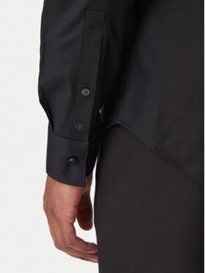 Calvin Klein Koszula LV019EU006 Czarny Slim Fit