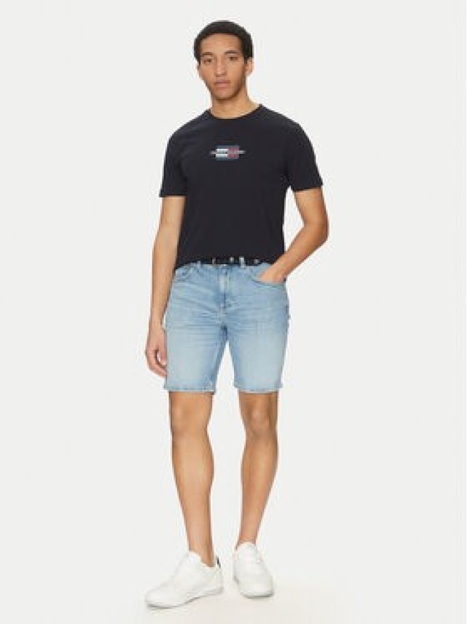 Tommy Hilfiger Szorty jeansowe Brooklyn MW0MW39195 Niebieski Slim Fit