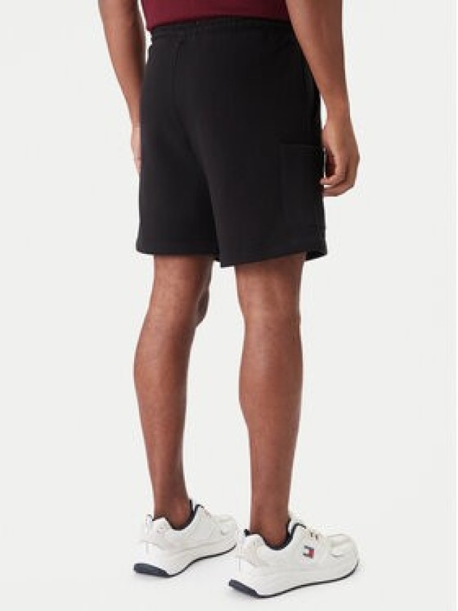 Tommy Jeans Szorty sportowe Badge DM0DM18479 Czarny Regular Fit