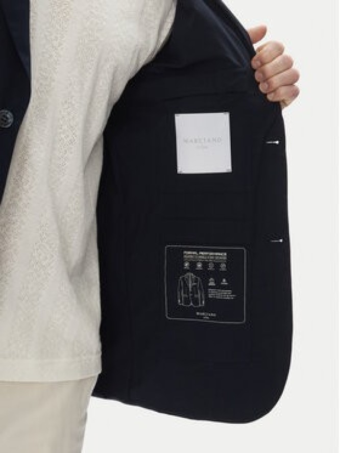 Marciano Guess Marynarka 5GHN40 2296Z Granatowy Regular Fit