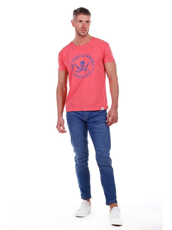 The Time of Bocha Koszulka w kolorze koralowym rozmiar: S