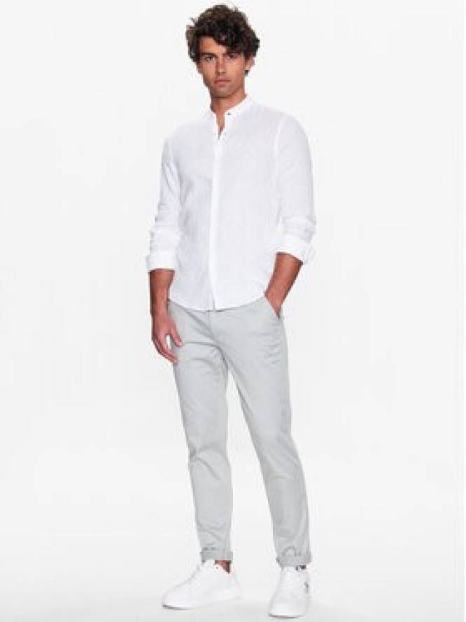 Calvin Klein Koszula K10K109511 Biały Slim Fit