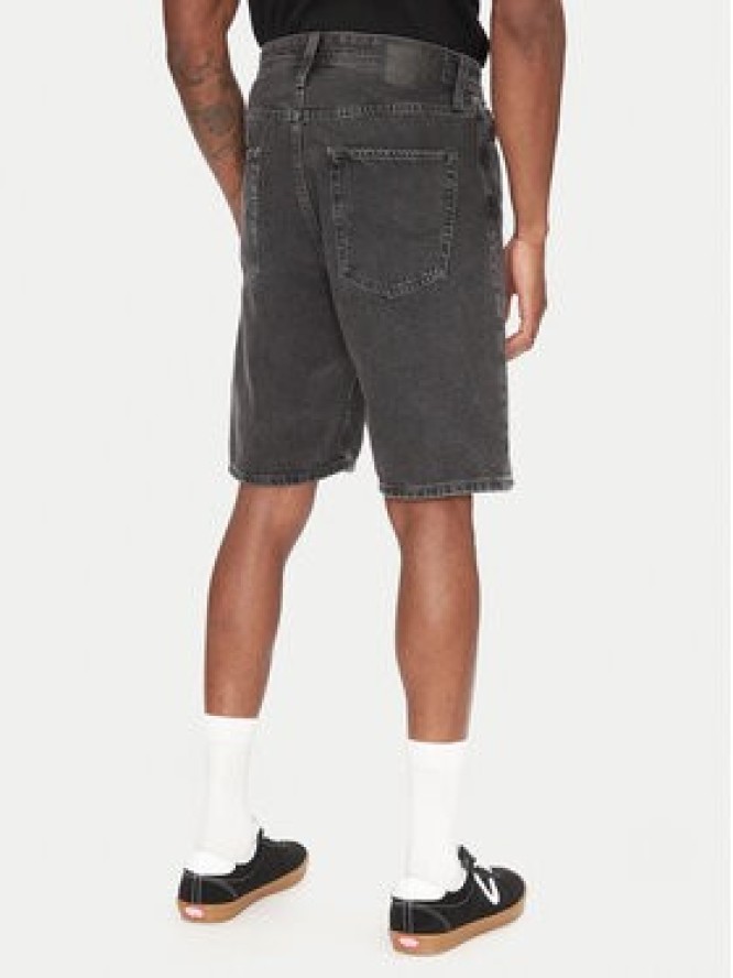 Jack & Jones Szorty jeansowe Alex 12269532 Czarny Baggy Fit