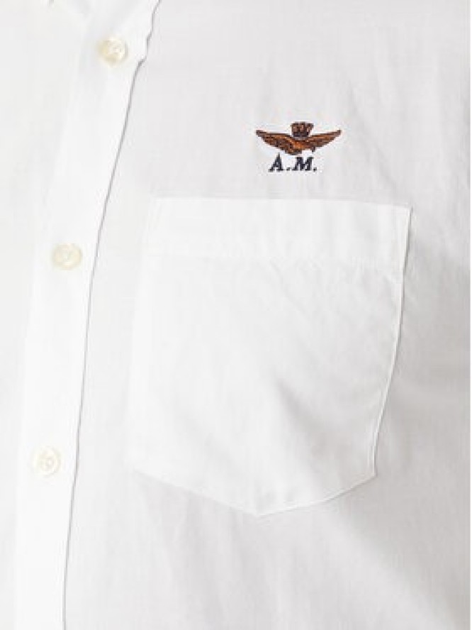 Aeronautica Militare Koszula 252CA1277UCT03532 Biały Regular Fit