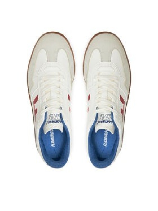 Flamingos Life Sneakersy Burela Slim Olimpic Biały