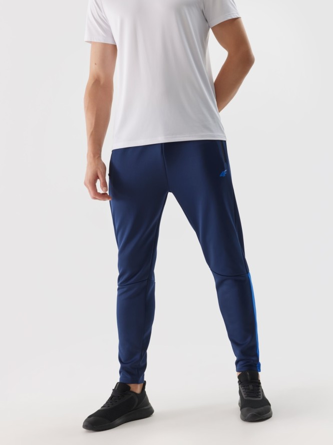 4F Spodnie treningowe szybkoschnące męskie - granatowe 3XL