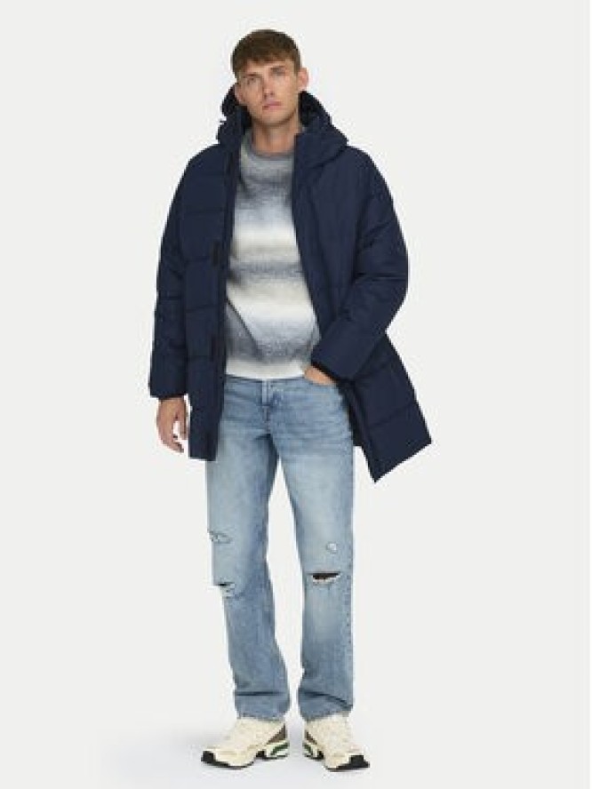 Only & Sons Kurtka zimowa 22020156 Granatowy Regular Fit
