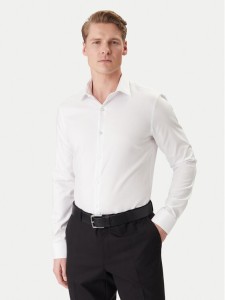 Calvin Klein Koszula LV019EU090 Biały Slim Fit