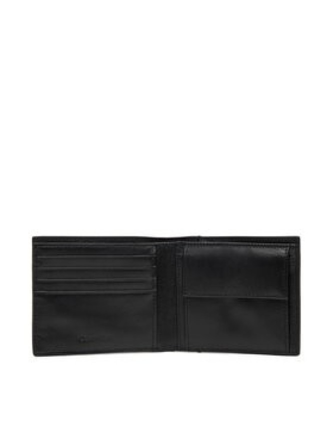 Calvin Klein Portfel Embossed Woven Billfold W/ Coin LV04D1125G Czarny