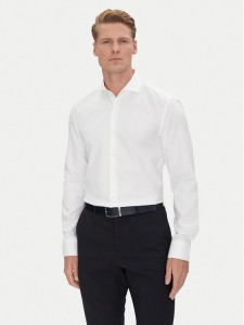 BOSS Koszula H-Hank 50538962 Biały Slim Fit