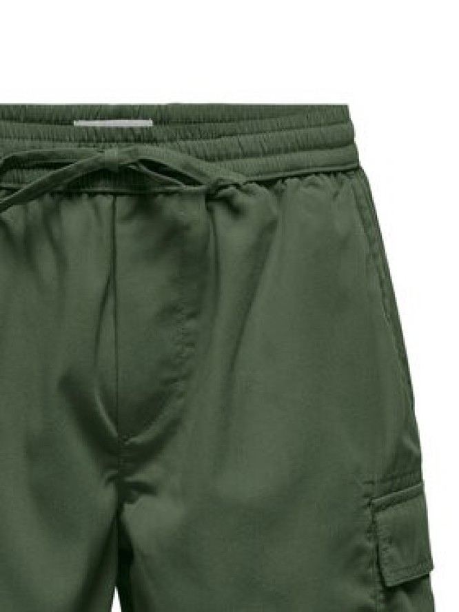 Only & Sons Szorty sportowe Kal 22034462 Zielony Slim Fit