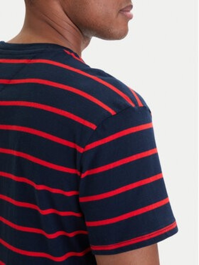 Tommy Jeans T-Shirt DM0DM22544 Granatowy Regular Fit