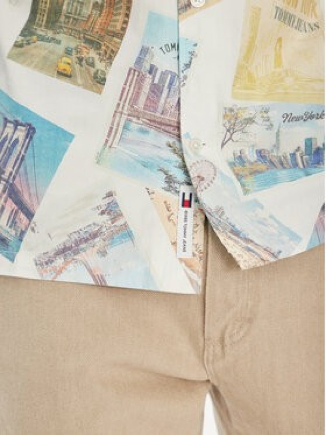 Tommy Jeans Koszula Camp DM0DM21687 Kolorowy Regular Fit