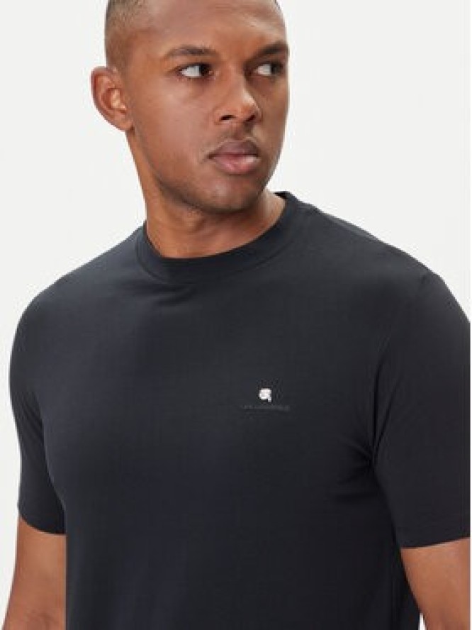 KARL LAGERFELD T-Shirt 755053 554235 Granatowy Regular Fit