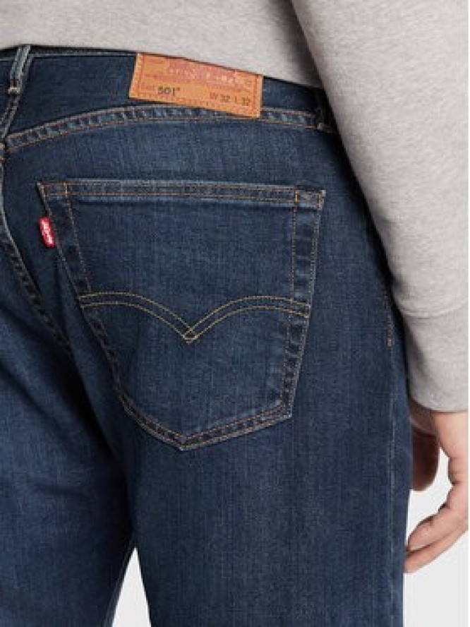 Levi's® Jeansy 501® 00501-3199 Granatowy Straight Leg