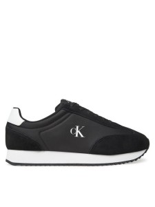 Calvin Klein Jeans Sneakersy Retro Runner Lace Up Ny-Su YM0YM01325 Czarny