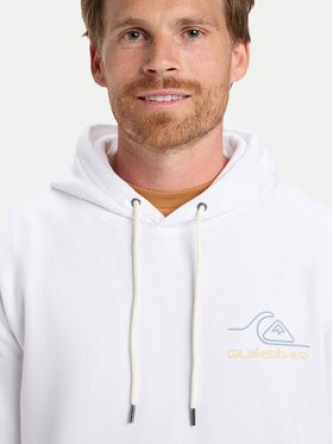 Quiksilver Bluza Light Waves EQYFT05168 Biały Regular Fit