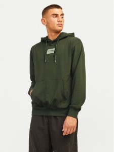 Jack & Jones Bluza Hakkai 12256841 Zielony Relaxed Fit