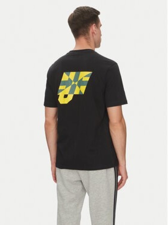 adidas T-Shirt Jamaica VRCT JE5331 Czarny Regular Fit