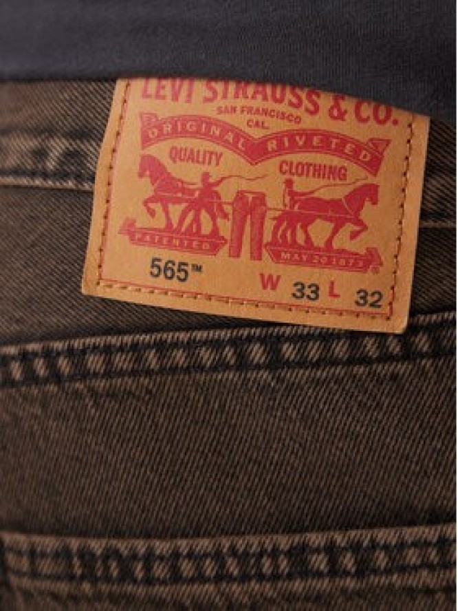 Levi's® Jeansy 565™ A7221-0036 Brązowy Loose Fit