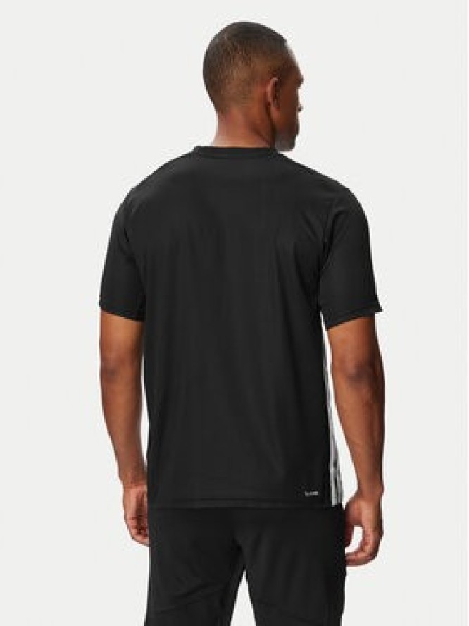 adidas T-Shirt Workout Essentials Base 3-Stripes KA3452 Czarny Regular Fit
