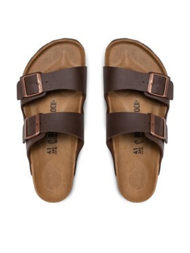 Birkenstock Klapki Arizona Birko-Flor 0051701 Brązowy