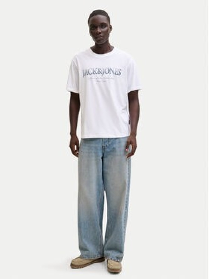 Jack & Jones T-Shirt Evin 12290173 Biały Regular Fit