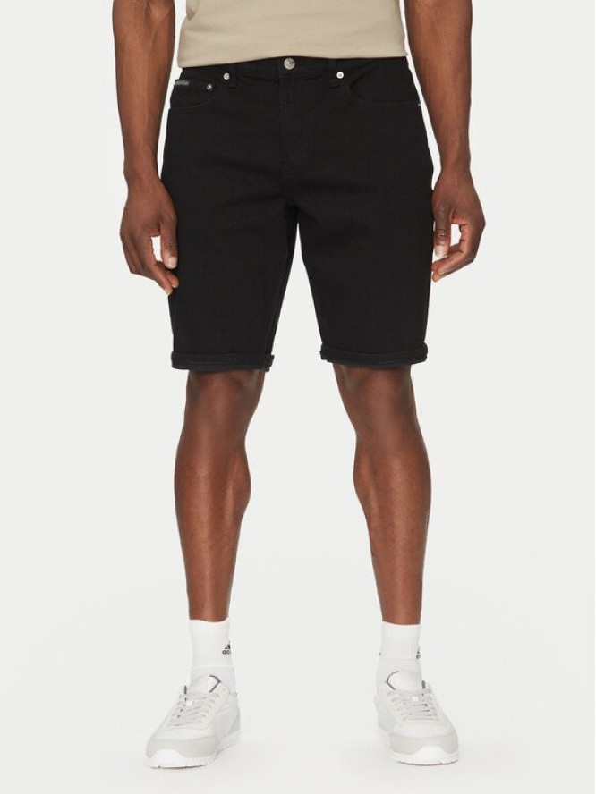Calvin Klein Jeans Szorty jeansowe J30J327195 Czarny Regular Fit
