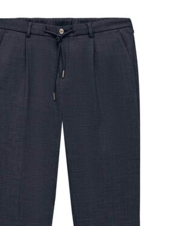 Bugatti Chinosy 1950-16210E Granatowy Slim Fit