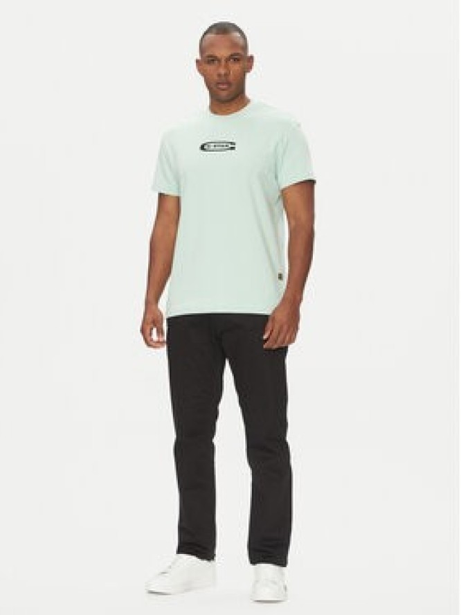 G-Star Raw T-Shirt Old Skool D25967-C812 Zielony Regular Fit