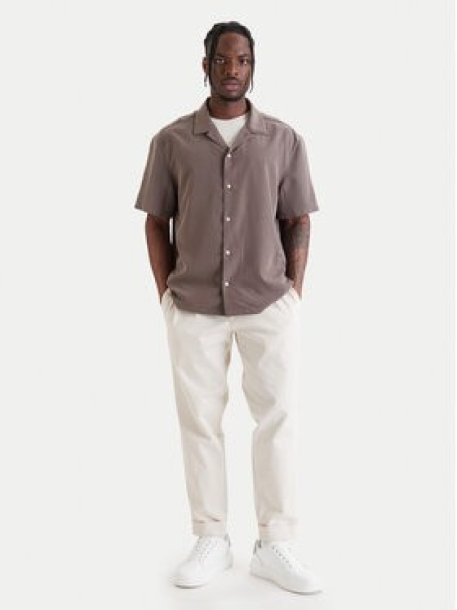 Calvin Klein Koszula LV04LF114G Brązowy Relaxed Fit