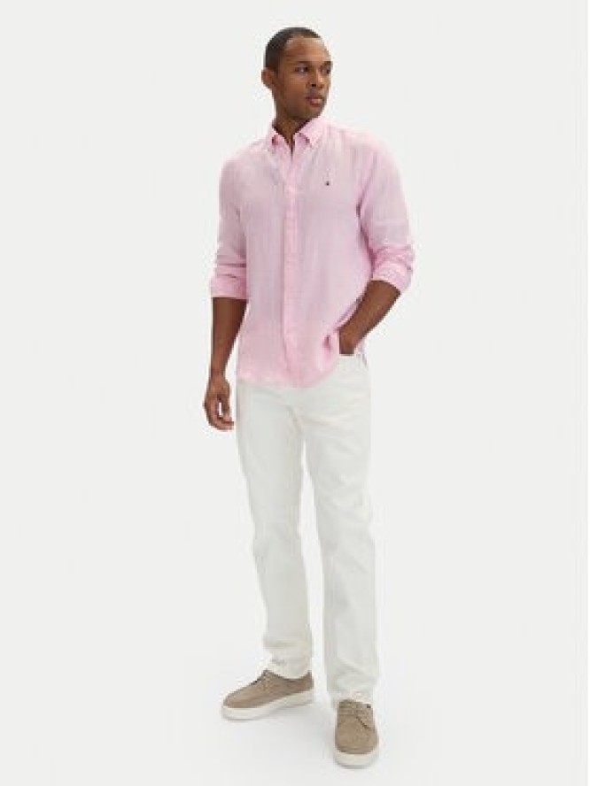 Tommy Hilfiger Koszula MW0MW41530 Różowy jasny Regular Fit