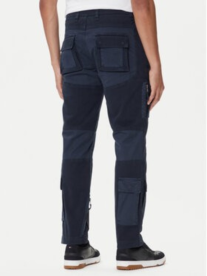 Aeronautica Militare Spodnie materiałowe 252PA1664UCT04241 Granatowy Regular Fit
