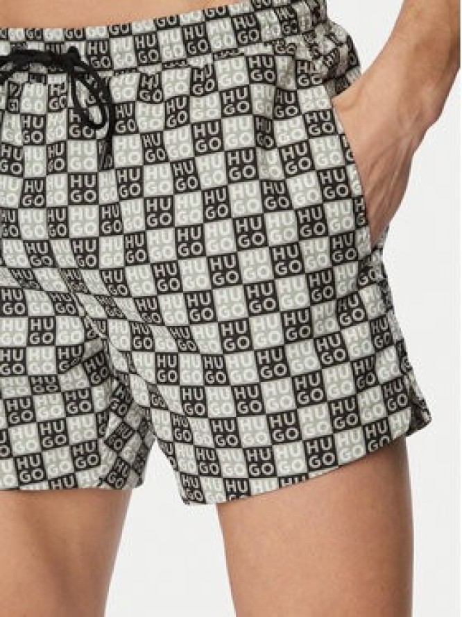 HUGO Szorty kąpielowe Aaron 50556792 Zielony ciemny Regular Fit