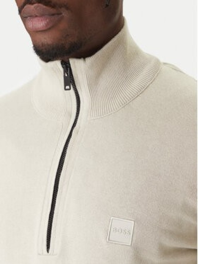 BOSS Sweter Kanobix 50527585 Beżowy Regular Fit