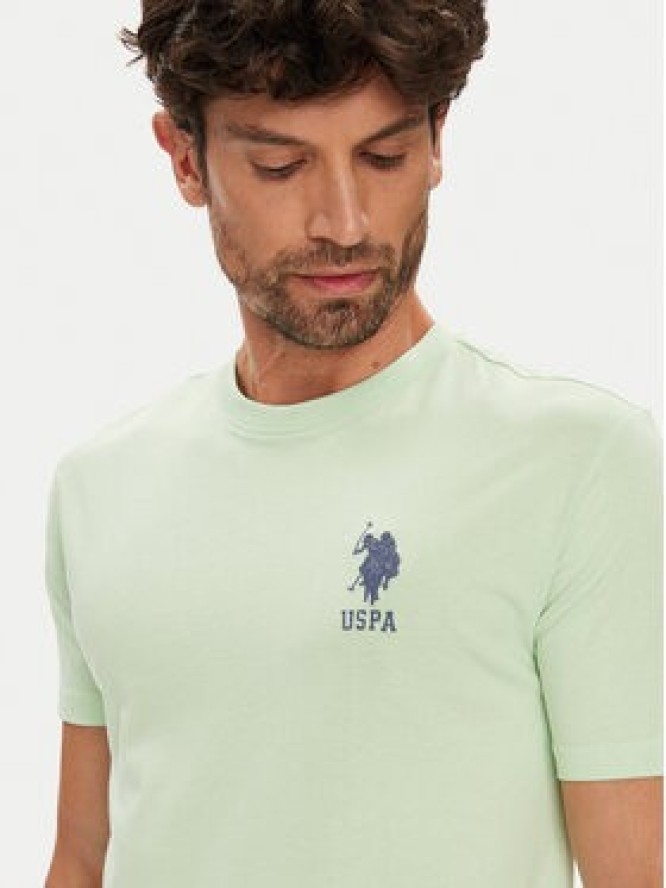 U.S. Polo Assn. T-Shirt MUP3311 Zielony Slim Fit