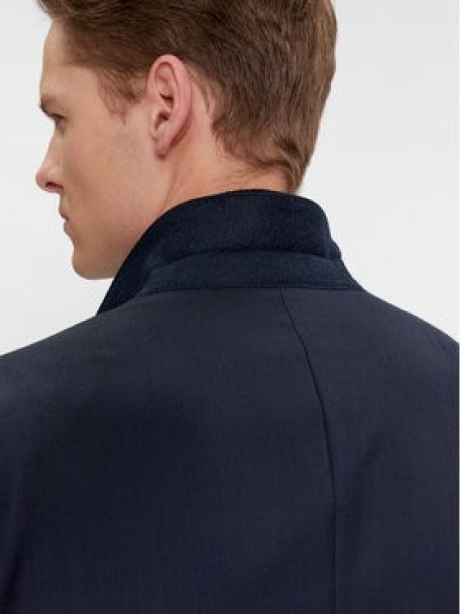 Calvin Klein Marynarka K10K112291 Granatowy Slim Fit