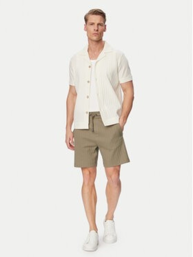 JOOP! Szorty materiałowe Juanito 30104273 Zielony Regular Fit