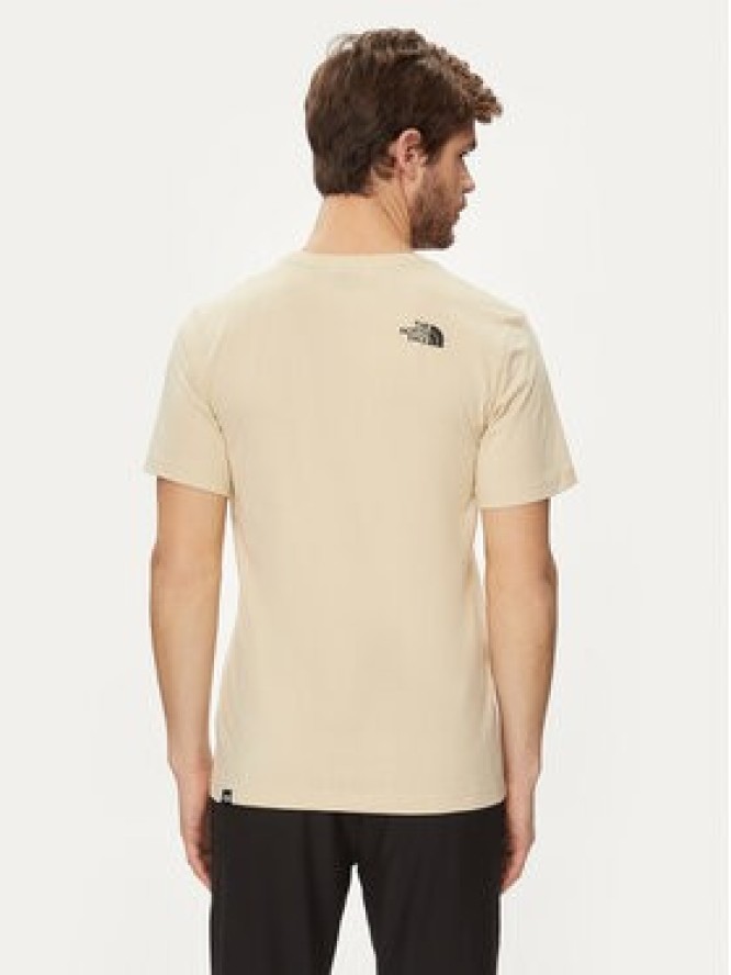 The North Face T-Shirt Simple Dome NF0A87NG Beżowy Regular Fit