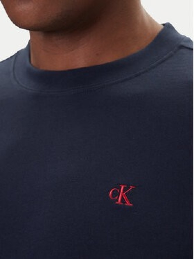 Calvin Klein Jeans Longsleeve Easy LV04RD247G Granatowy Regular Fit