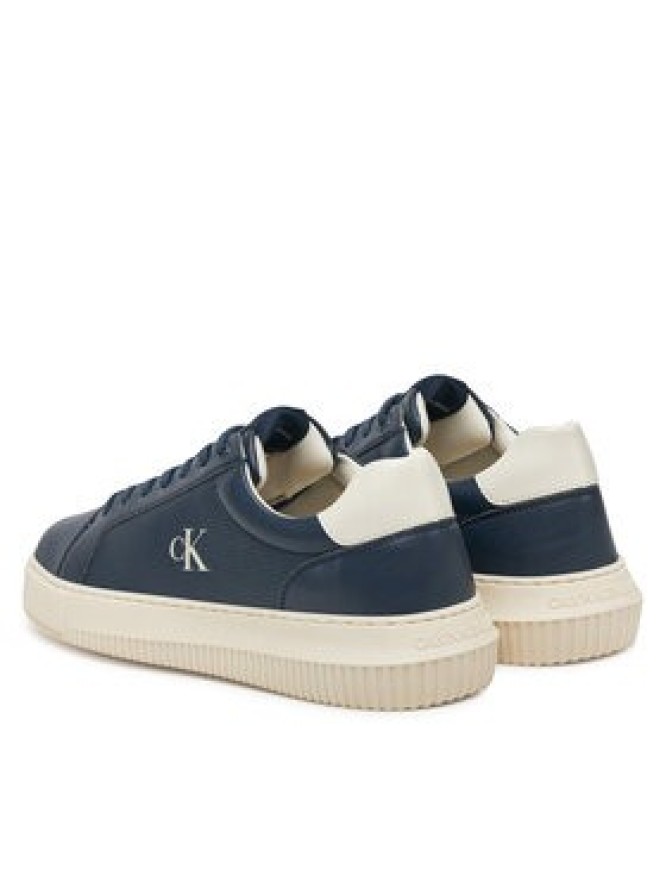 Calvin Klein Jeans Sneakersy Chunky Cupsole Lth Mg Tc YM0YM01198 Granatowy